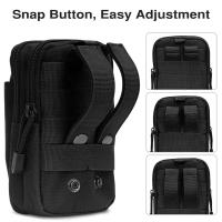 Bolsa De Cintura Para Teléfono Móvil Impermeable De Nylon Multifuncional Casual Para Hombres Small Bag Pouch De Deporte - details 6