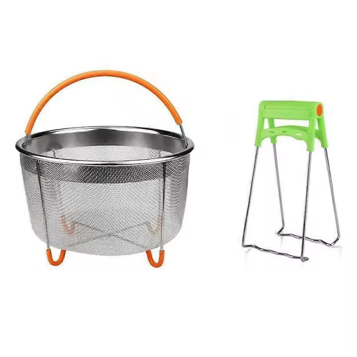 Juego de Cetas de vapor de Maple inoxidable, accesorios Instant-Pot para olla a presión Ninja Foodi y multiusos - 1