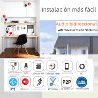 Cámara PTZ WIFI De Seguridad Con Visión Nocturna Y Seguimiento Automático CCTV IP Para Hogar Inteligente ICSEE 2 MP 4X Zoom Digital - details 7