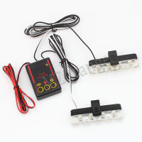 2x4 LED Luz De Advertencia Estroboscópica Para Coche Camión FSO Flasher De Emergencia Policiales Y Ambulancia Accesorios De Coche - details 2
