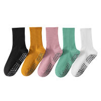 Calcetines De Gimnasio De Algodón Transpirables Para Yoga Y Pilates Antideslizantes Para Mujer Compresión Deporte Con Logo Unisex Personalizable - details 1