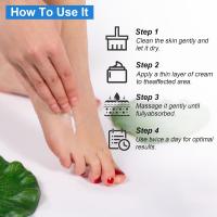 Crema de 7,06 onzas / urea 42% más ácido hidrofólico 2%, crema de pies de urea para el cuidado de los pies, talón agrietado para el tratamiento de la reparación de las manos de la rodilla y el codo, crema hidratante de los pies, piel muerta de callos de p - details 0