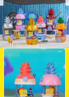 SpongeBob Caja Sorpresa Figura De Colección De Casa De Piña Feliz Modelo De Escritorio Para Niños Juguetes Regalo 6 Estilos - details 7