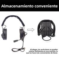 Protector Auditivo Táctico ARM next F10 Con Micrófono Cancelación De Ruido Activa Y Amplificación De Sonido Para Tiro - details 2