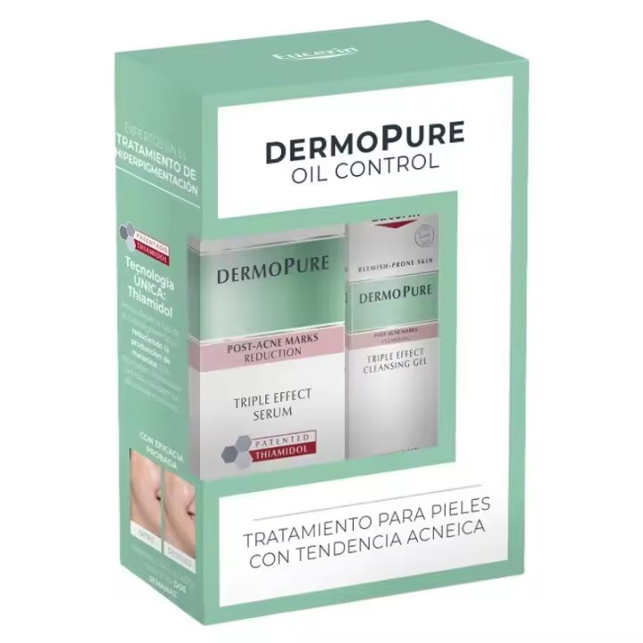 EUCERIN Dermopure Sérum Triple Efecto 40ml + Gel Limpiador Concentrado Triple Efecto 75ml【Pack Navidad】 ✅ Entrega 24/72h - 1