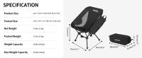 Silla De Camping Naturehike 2024 Ultraligera Y Portátil Estable Y Alta Carga Silla De Luna Baja Para Pesca Y Viajes Exterior - details 14