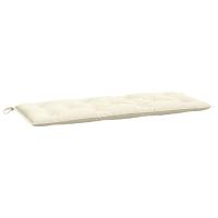 vidaXL Cojín para banco de jardín tela 120x50x7 cm Color Antracita,  Gris,  Blanco crema y mas Cojín Decorativo de Asiento Cojines de muebles de salon - details 3