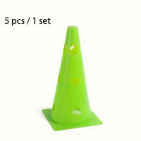 5pcs Barriles De Señalización Perforados De 32CM Conos De Barricada Para Entrenamiento De Fútbol Y Baloncesto Material PVC - details 6