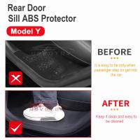2pcs Guardabarros Traseros Para Tesla Model Y Protector De Panel Anti-Resbalón Funda De Pared Para Puerta Delantera Accesorios De Coche - details 3