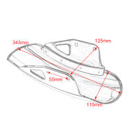 Nueva Guarda Lodo Delantero Para Motocicleta Guardabarros De La Rueda Cubierta De La Fachada Protector De Barro Para Suzuki GN125 GN250 - details 4