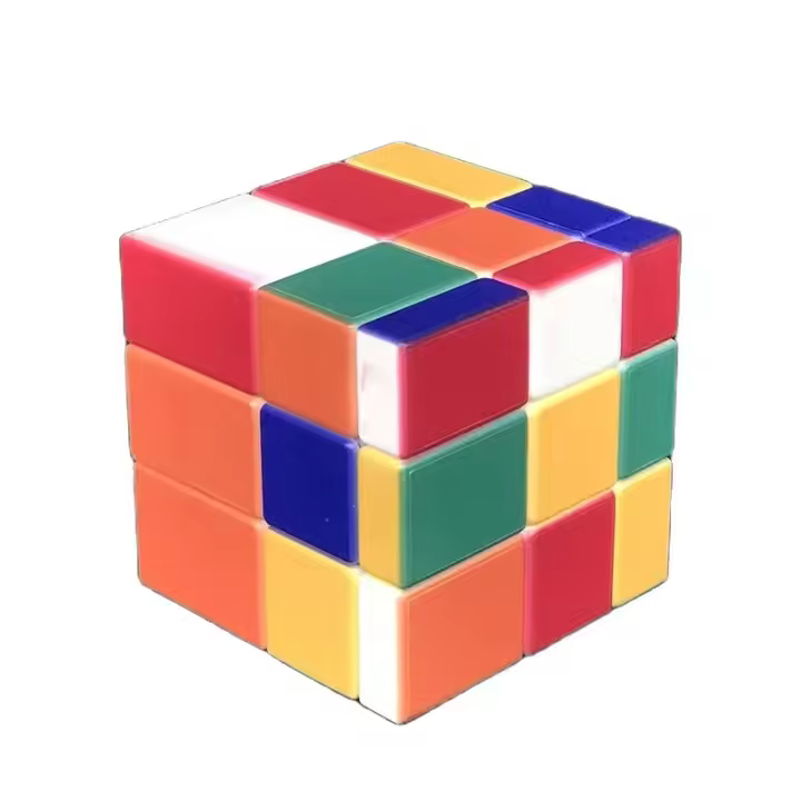 Cubo Mágico Educativo Para Niños 3x3x3 Juguete Colorido Desarrolla La Inteligencia Alivio Del Estrés De Juego Rápido Para Niños - 1