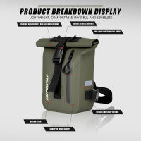 Bolsa De Pierna Para Motocicleta Impermeable Táctica De Viaje Ciclismo Bum Belt Cinturón De Hombro Para Turismo Motocross - details 5