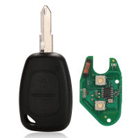 Chip ID46 PCF7946 Para Llave De Coche Remota 433Mhz ASK Jingyuqin Compatible Con Renault Traffic Master Vivaro Movano Kangoo Ne72 VAC102 Doble Botón - details 2
