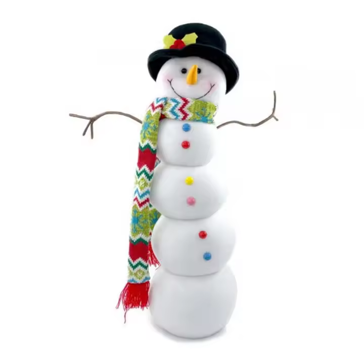 Partilandia Muñeco de Nieve con Sombrero de 50 cm - 1