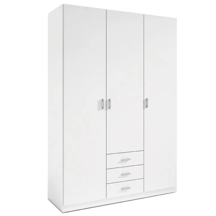 Miroytengo Exojo Armario Grande Roma Blanco 3 Cajones 3 Puertas 149x216CM - 1