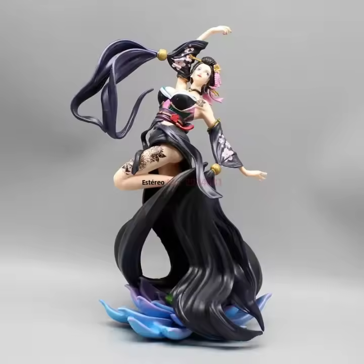 Figura De Acción One Piece Anime 27cm Gk Nico Robin Kabuki Kimono Serie Resonance Muñeca Doble Colección Juguete Regalo De Navidad Para Adultos - 1