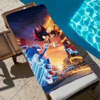 Toalla De Bano Rápida Y Suave S-Sonic El He-dgehog Para Playa Piscina Viajes Gimnasio Camping Deportes Tamaño Varía - details 4