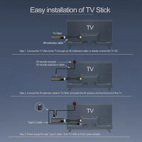 Mini Stick TV Q12 Global Version Android 14 Allwinner H313 Dual Wifi 5G 8K Video 128G 4K Media Player Con Control Remoto De Voz - details 6