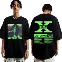 Camiseta Homixide Gang Snot O No Zombie Black Para Hombres Y Mujeres Ropa Moda Retro Hip Hop Cool Talla Grande Camiseta - details 9