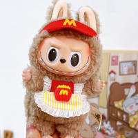 Ropa De Peluche Labubu Para Bebé 17cm Accesorios De Anime Lindo Y Moderno Traje De Hoodie Para Regalo De Navidad Unisex - details 4