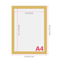 Marco De Fotos Magnético PVC A4 Transparente Para Nevera Tablero De Anuncios Armario Soporte Para Documentos Blanco - details 15
