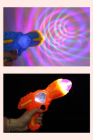 Nueva Pistola De Juguete Para Niños Con Luz Brillante Y Música Dinámica Electrónica Proyección Rotatoria Juguetes Para Interior Y Exterior Regalo De Fiestas - details 7