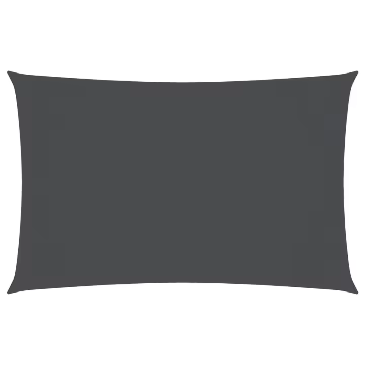Toldo de Vela Oxford de lona rectangular gris antracita 3,5x5 m - 1