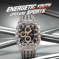 Reloj De Pulsera Deportivo Para Hombre NAVIFORCE Con Cronógrafo Multifunción Resistente Al Agua 5ATM Correa De Silicona Moda Casual - details 0