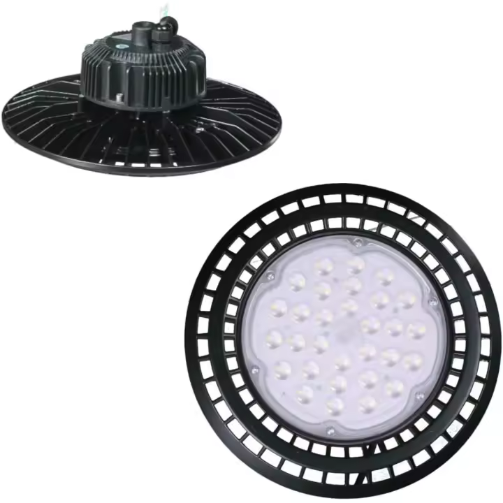 Jandei - Campana Industrial LED UFO 50W Luz Blanca Fría 6000K - PF0,95 - 130 Lm/vatio, 6500lm. Nave Hangar Taller IP65 Interior y Exterior - 1