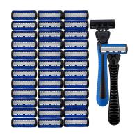 Cuchilla de Doble Filo Clásica de Maple Inoxidizable de 6 Capas - Razor de Seguridad Barato para Barba y Bigote | Marca  - details 0