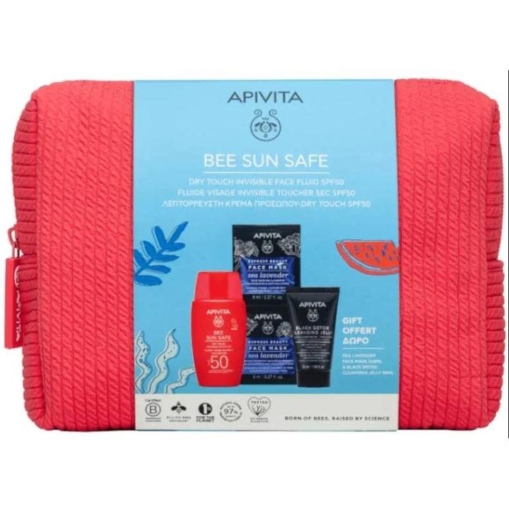 APIVITA Bee Sun Safe Dry Touch SPF50 | Protector Solar Facial Toque Seco y Acabado Mate Variante SEO — oferta en Miravia