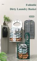 Cesta De Ropa Sucia Plegable Organizador De Lavandería Multifuncional Para Baño Soporte De Pared Material Plástico - details 0