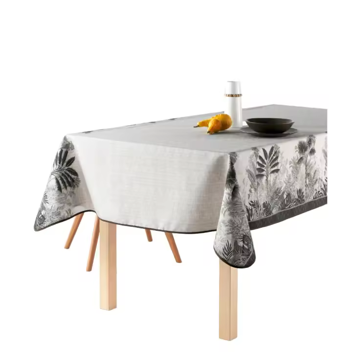 ARTEMANTEL  Mantel Antimanchas ZEN BEIGE de poliéster para mesa rectangular o redondo - 1