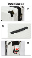 S7 STAR LG61368 Juego de 3 maletas de gama alta Multicolor del tamaño 20/24/28 pulgadas, Ligera y resistent con estantes laterales para tazas o paraguas ,adecuada para viajes de negocio,mudanzas y muchos otros escenarios. - details 8