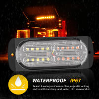 Luz De Advertencia Estroboscópica Azul LED Para Camiones Y Coches 12V 24V 20SMD Luz Trasera Universal Para Vehículos - details 8