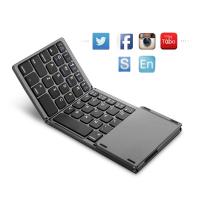 Teclado Bluetooth Recargable Plegable Con Touchpad Ratón Para Android Windows Tableta JOMAA De Reino Unido Españo - details 0