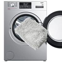 Cama de Felpa para Perros, Alfombra de Peluche para Mascotas, Alfombra de Piel Almohadilla para Dormir, Almohadilla para Perrera, Suave, Cómoda y Cálida (Gris Blanco) | 120x80x10cm - details 5