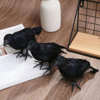 Repelente De Pájaros Negro Corazón De Águila Decoración De Jardín Simulación De Cuervo Raven Control De Plagas Exterior - details 2