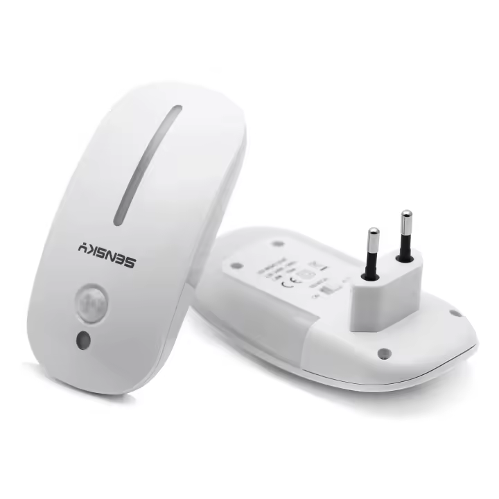 Luz Nocturna LED Sensky Con Sensor De Movimiento Amigable Para Los Ojos Diseño Frontal De Bajo Brillo Y Trasero De Alta Brillo Para Baño Pasillo - 1