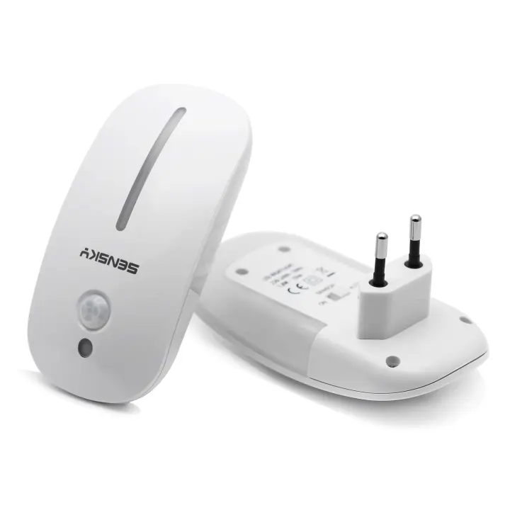 Luz Nocturna LED Sensky Con Sensor De Movimiento Amigable Para Los Ojos Diseño Frontal De Bajo Brillo Y Trasero De Alta Brillo Para Baño Pasillo - 1