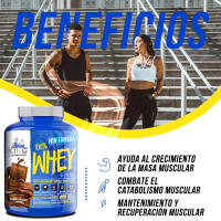 AS AMERICAN SUPLEMENT Proteína de Suero de Leche 100% Whey Protein 2kg | Enriquecida por Creatina | L-Glutamina | Bcaa's | Aumenta Masa Muscular - details 1