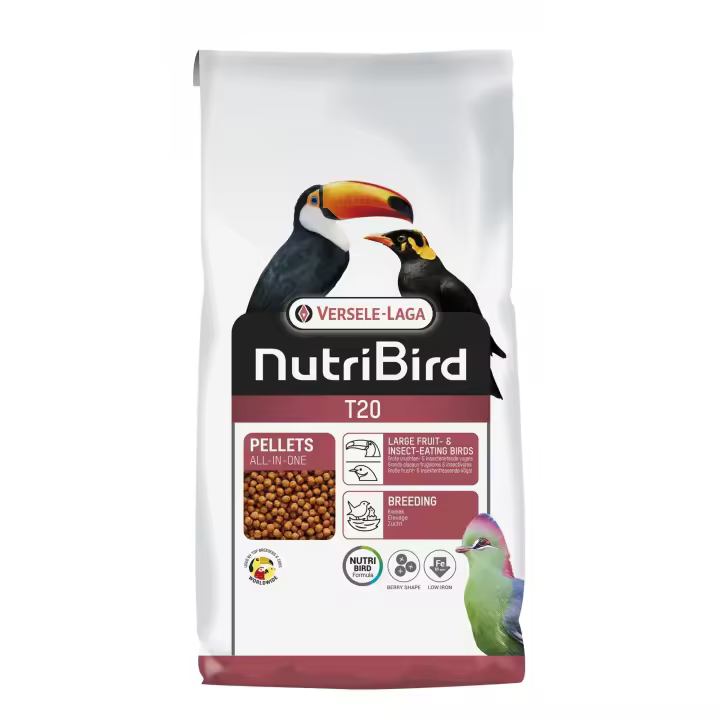 Versele-Laga Nutribird T20 Original 10kg - Alimento de cría para tucanes, turacos y otros grandes frugívoros - 1
