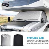 Cubierta De Ventanas Delanteras Para Caravana RV Durable Cubierta De Nieve Y Sombrilla Para Motorhome Clase C Ford E450 1997-2022 Accesorios De Alta Calidad - details 1