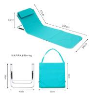 Al Aire Libre portátil plegable Silla de Playa Sillas De céped impermeable ajustable respaldo almuerzo Descanso pesca reclinable Playa Mat camp - details 0