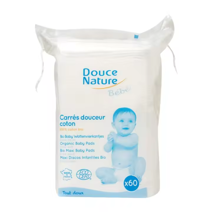Douce Natu Almohadillas Algodon Bebe Douce Nature 60 U.. - 1