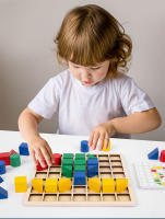 Juguetes Educativos Montessori Para Niños Bloques Creativos De Madera Juego De Inteligencia Con Colores Y Formas Aprendizaje Temprano - details 1