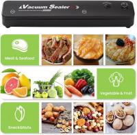 【🏰Corpus Christi】Selladora al Vacío Eléctrica 220V ⚡ |  Automática + Manual 🛠️ | Conserva Alimentos 5x Más 🕑 | Compacta (37x7x4.5cm) 📦 | ABS Resistente | Ideal para Carnes, Pescado, Frutas 🥩🐟🍓 (Negro) - details 3