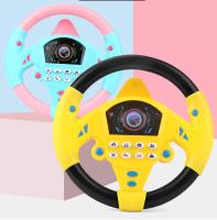 Juguete Musical De Conducción Eléctrica Para Niños Simulación De Volante De Coche Con Luz Y Sonido Regalo Para Niños Juguete De Silla De Paseo - details 0