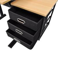 vidaXL Escritorio inclinable con tablero de dibujo y taburete mesa de dibujo - details 4