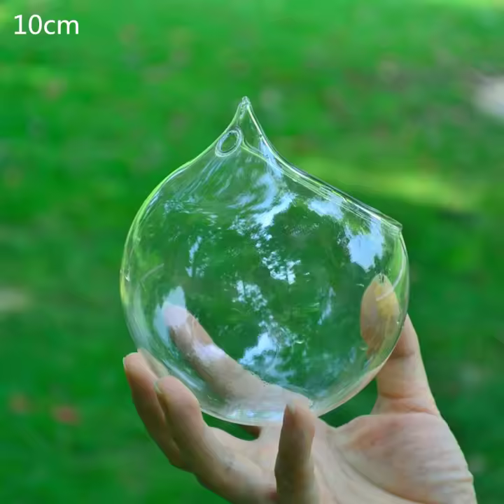 Vaso De Cristal Colgante Para Flores Y Plantas Terrarium Contenedor De Paisaje Juego De Botellas De Decoración Para El Hogar - 1